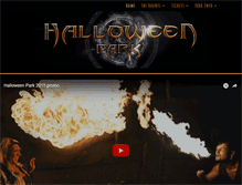 Tablet Screenshot of halloweenpark.com